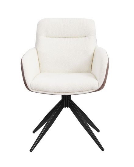 Стул обеденный Helm бежевый спинка экокожа поворотный