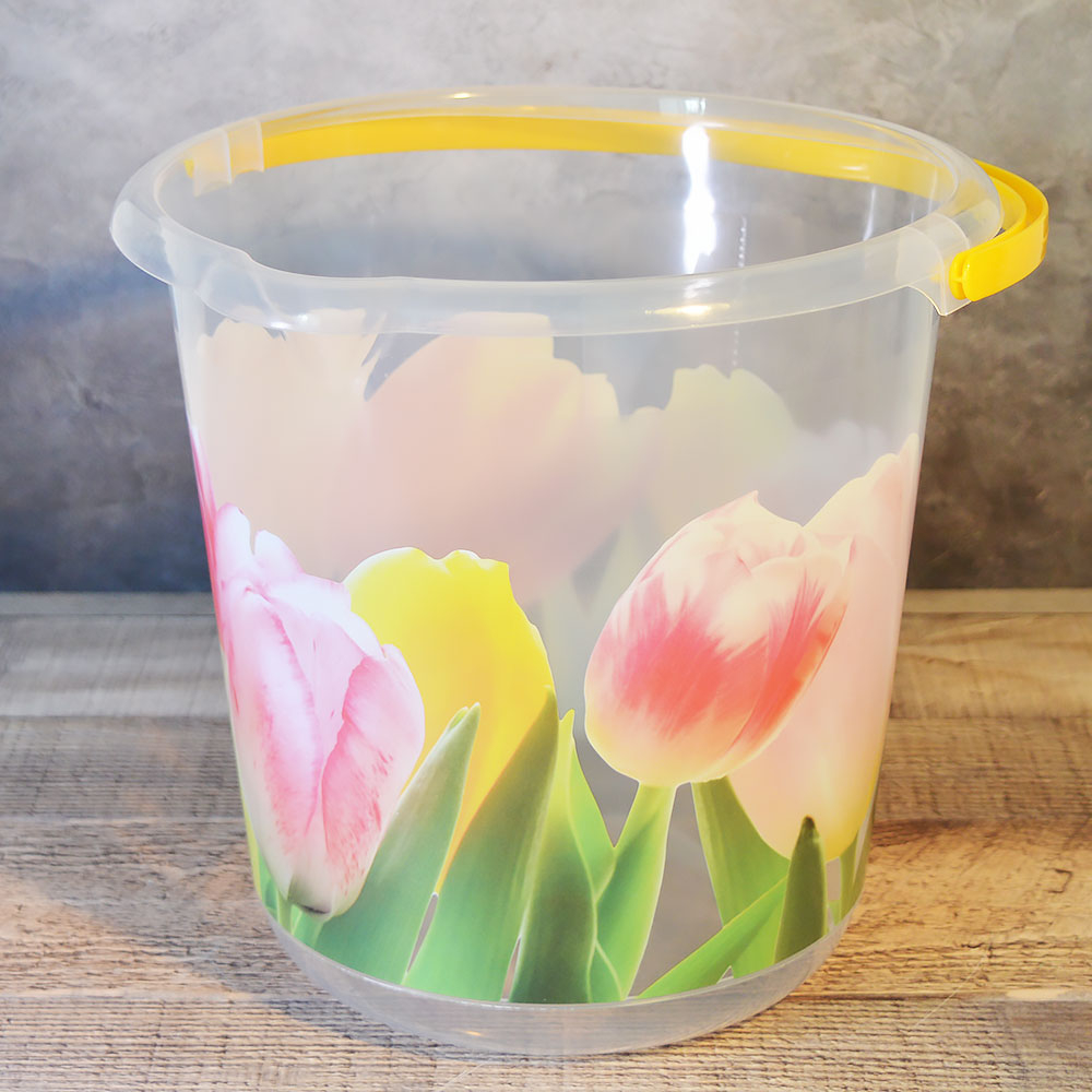 Ведро 5л "Деко. Тюльпаны"
