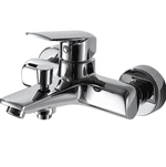 F6121179CP-01 BRAVAT REAL Смеситель для ванны с коротким изливом (к/к 4)
