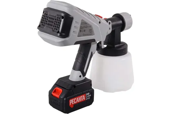 Аккумуляторный краскопульт РЕСАНТА АКП-20Li