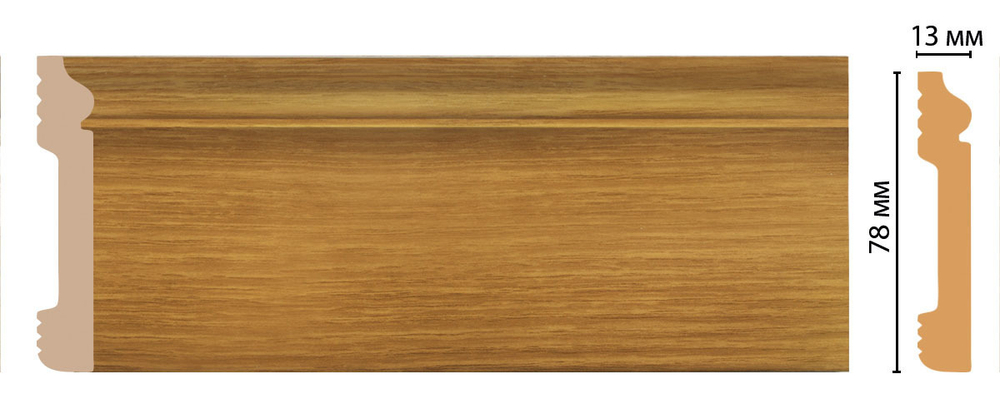 Плинтус DM D005-73 (80*13*2400мм)