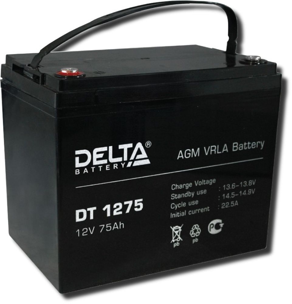 DELTA DT 1275 аккумулятор