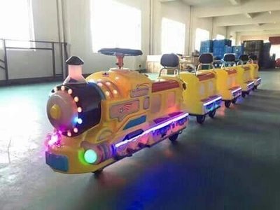 Безрельсовая железная дорога аттракцион для парка