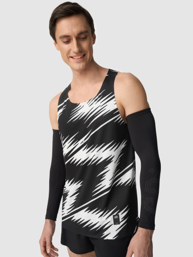 Майка мужская Про 3.0 черно-белая