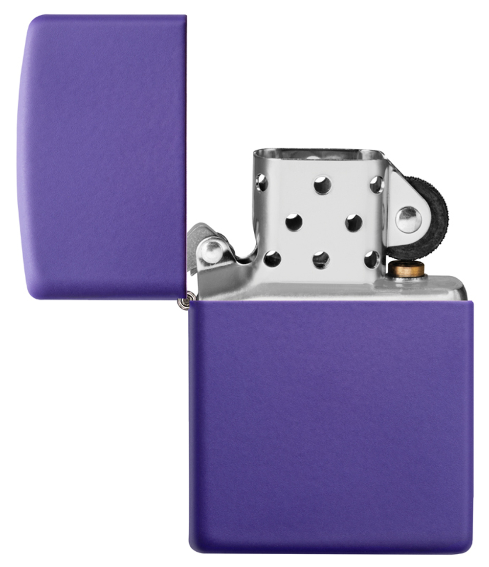 Зажигалка фиолетовая Purple Matte ZIPPO 237