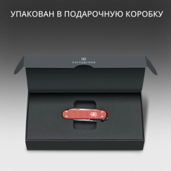 Нож перочинный Victorinox Classic SD Alox LE 2025 Stone Red, 58 мм, 5 функций, красный, подарочная к