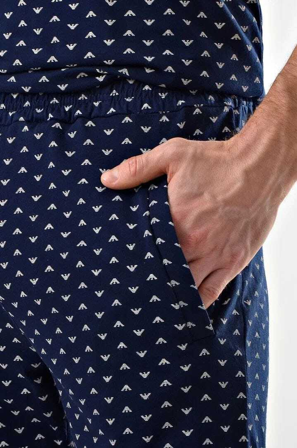 Пижама мужская шорты+футболка 88179