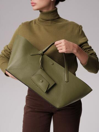 Женская кожаная сумка Dari DBR 31136 зеленая водоросль