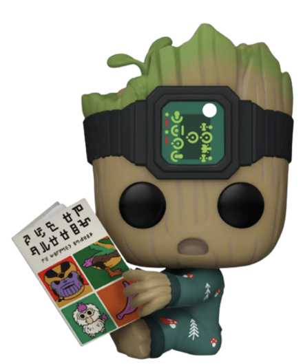 Фигурка Funko POP! Bobble Marvel I Am Groot Groot In Onesie With Book