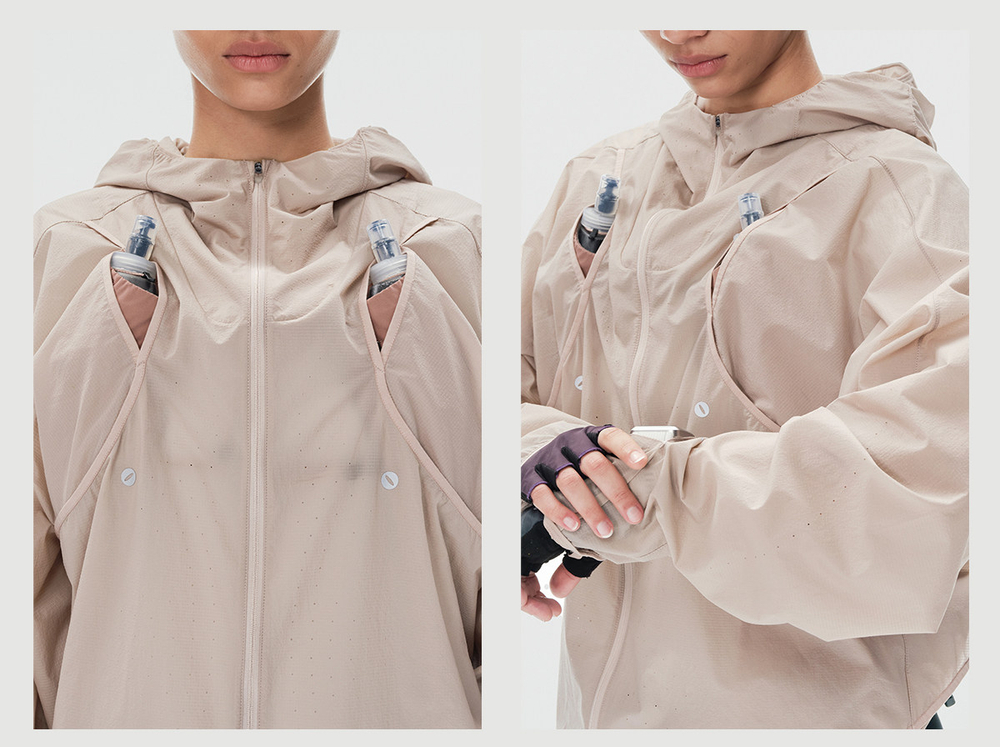 Куртка Nothomme BlueMonte Training Windbreaker розовый