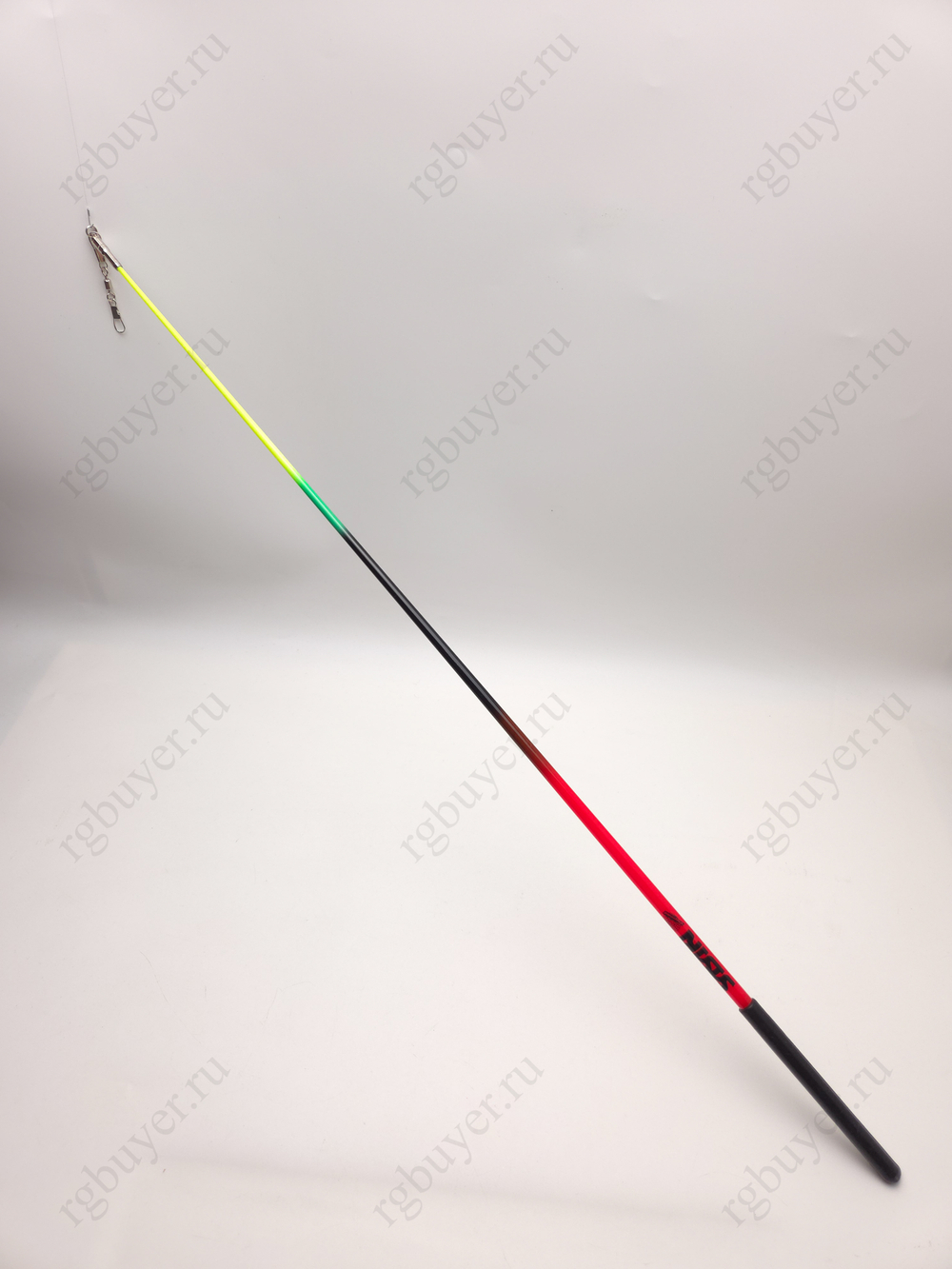 Палочка Sasaki 60 см с трехцветная Красный/Черный/Салатовый с черной ручкой FRR