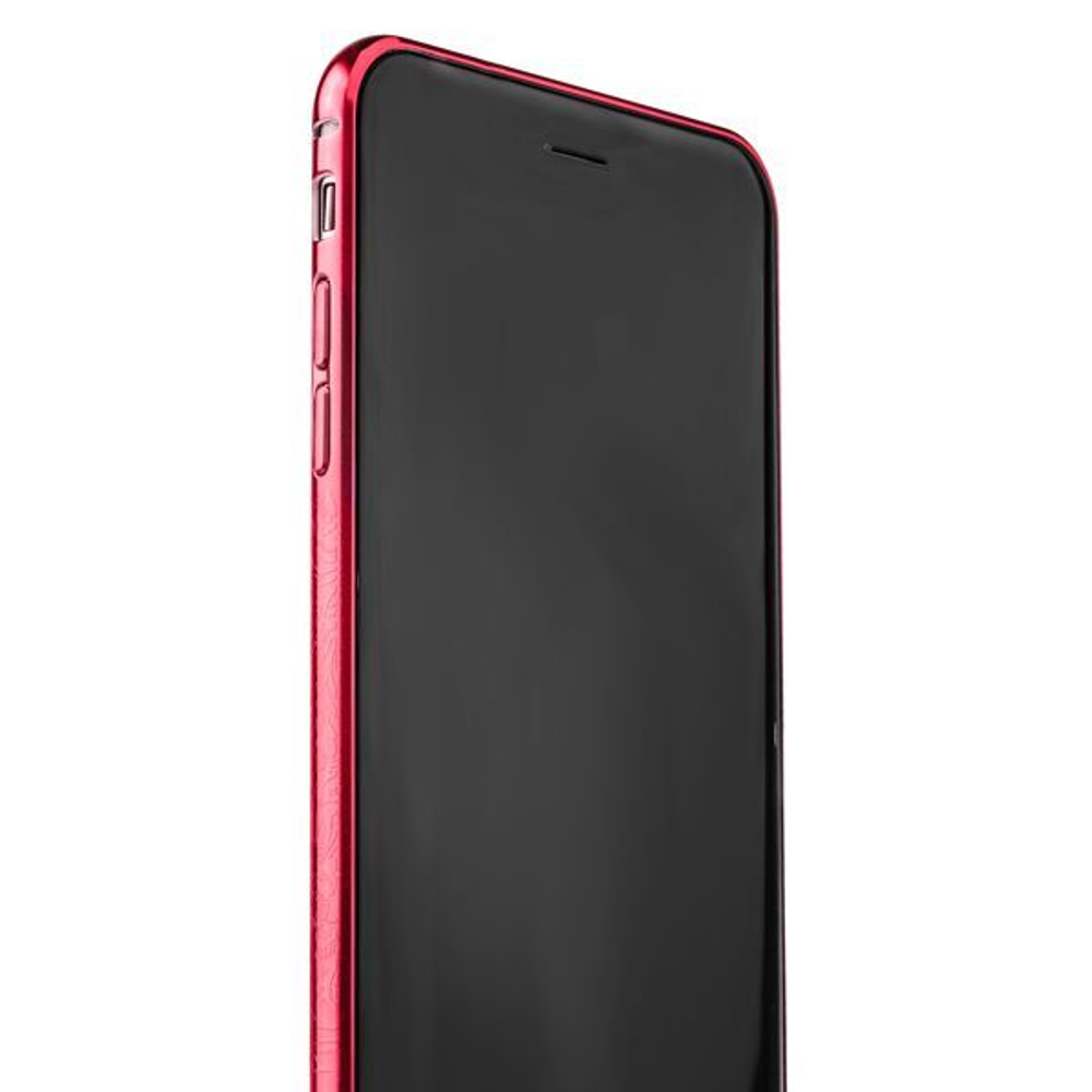 Бампер металлический iBacks Colorful Venezia Aluminum Bumper для iPhone 6s Plus/ 6 Plus (5.5) - gold edge (ip60092) Red
