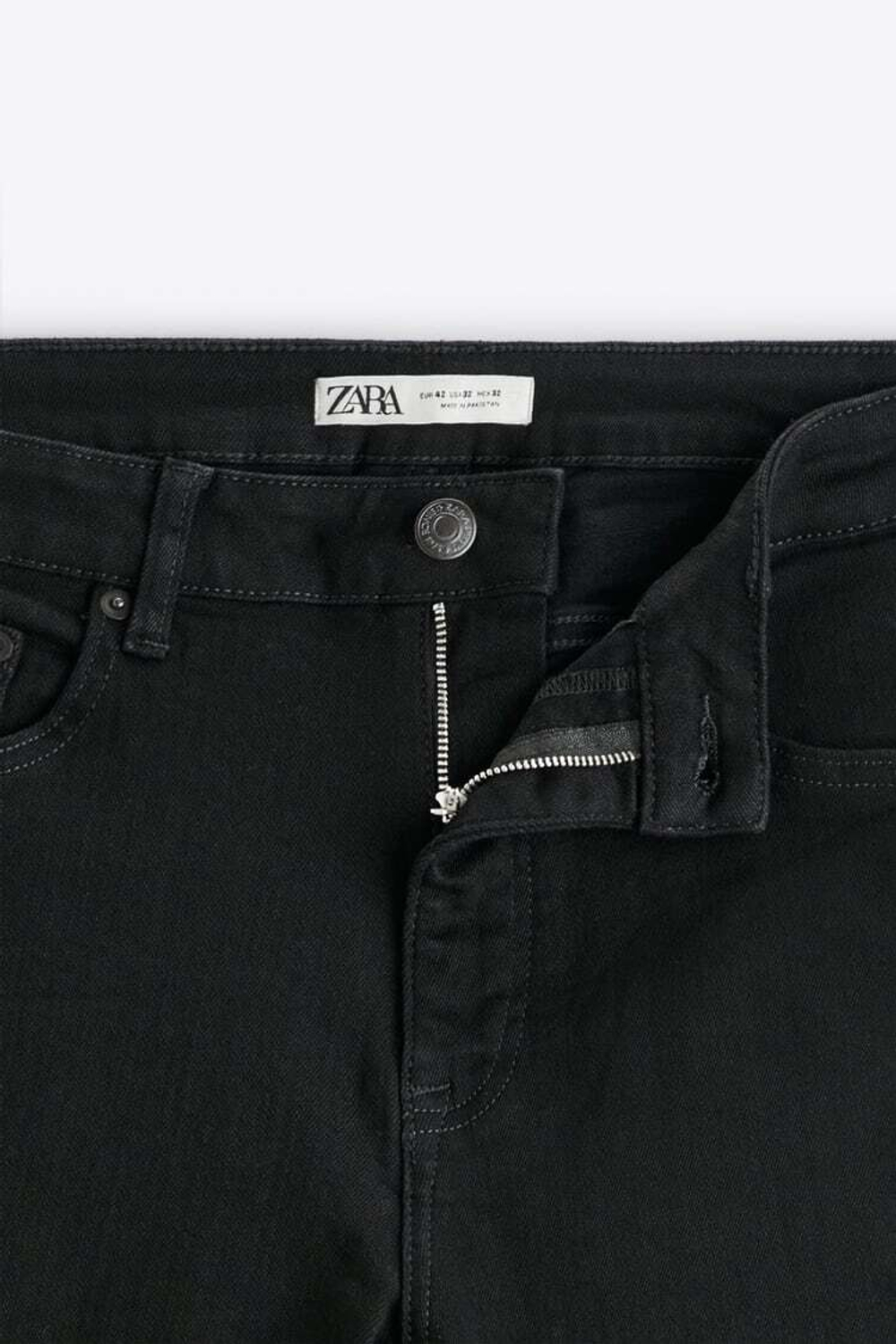 ZARA ДЖИНСЫ SLIM FIT, ЧЕРНЫЙ