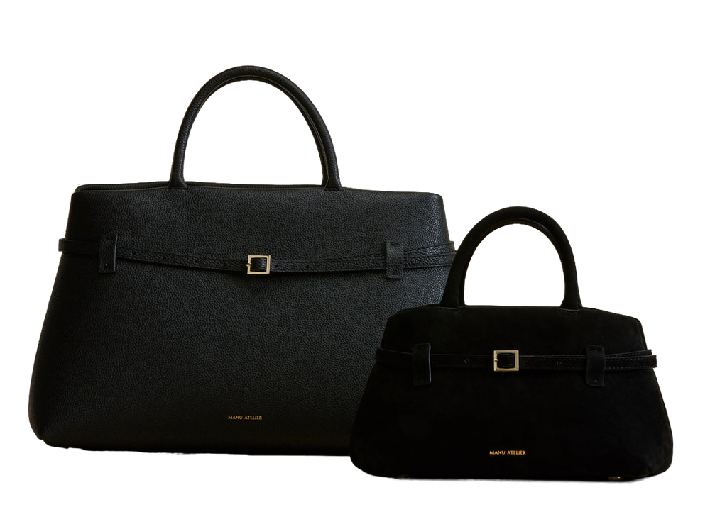 Сумка Manu Atelier Le Cambon 25 Black Suede