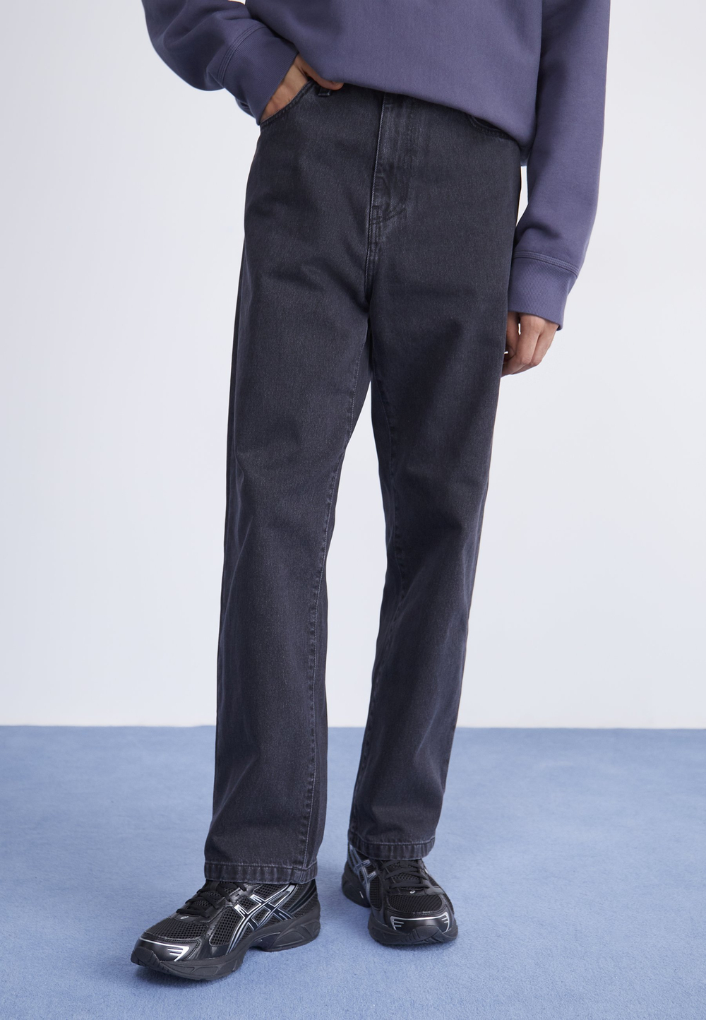 Carhartt WIP LANDON - Джинсы свободного покроя - Чёрный