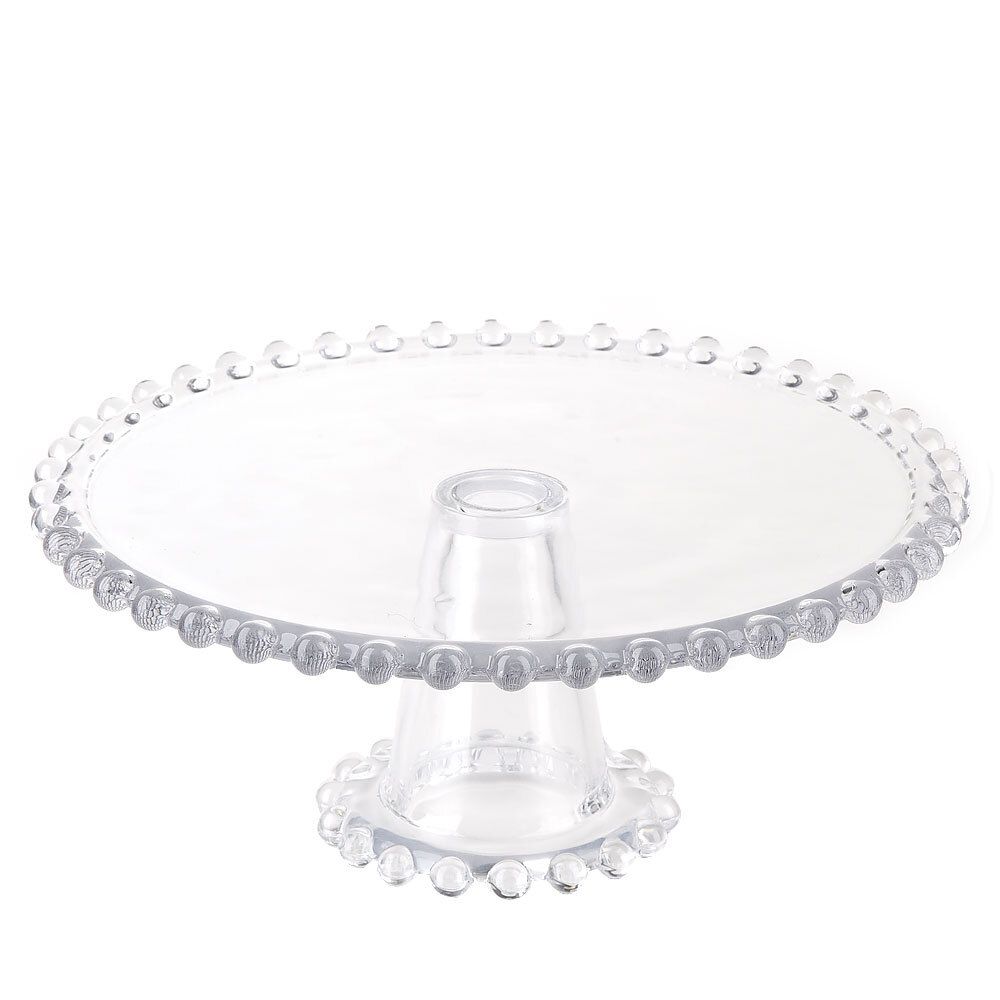 Блюдо на ножке "Gocciolina" 27,5х27,5х12см (стекло) (транспортная упаковка)