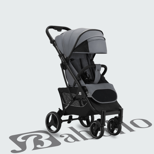 Коляска Baballo Future 2025 (серый/черная рама)