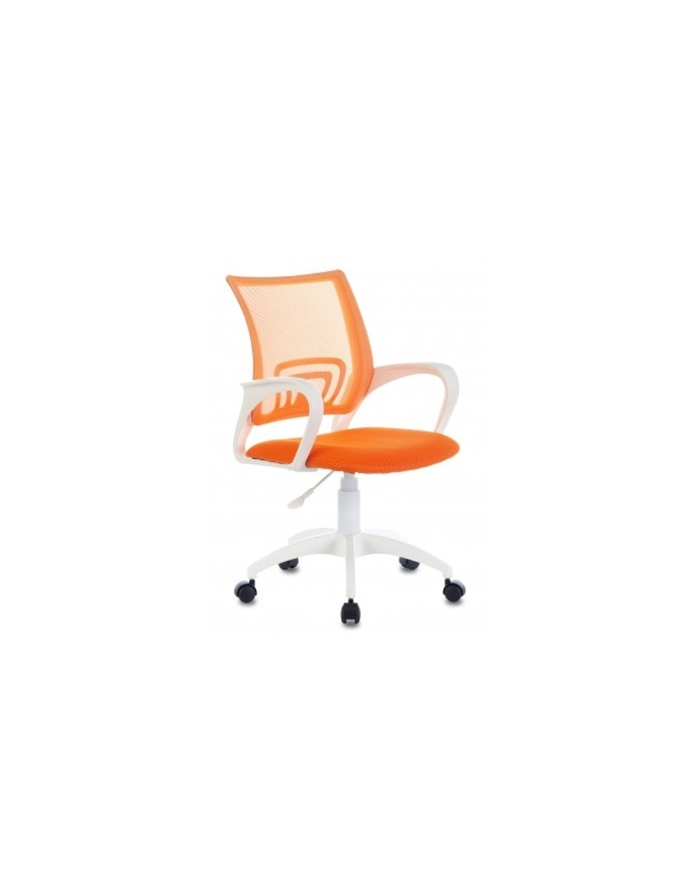Кресло Бюрократ CH-W695NLT оранжевый TW-38-3 TW-96-1 сетка/ткань крестовина пластик пластик белый (1483035)