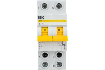 Выключатель-разъединитель трехпозиционный 2п ВРТ-63 63А KARAT IEK