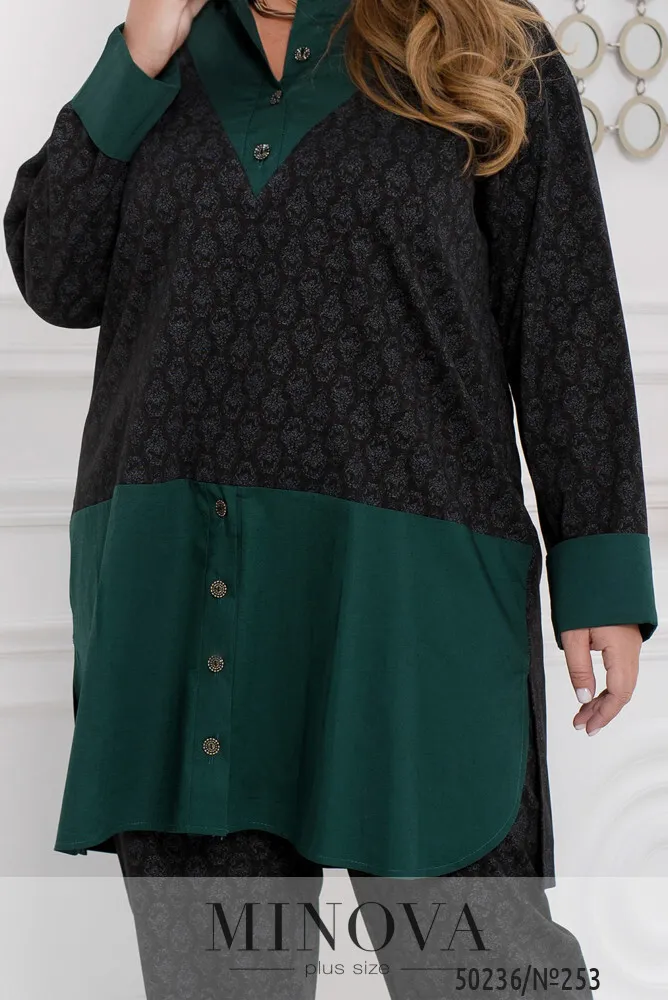 Костюм 253-зеленый Minova