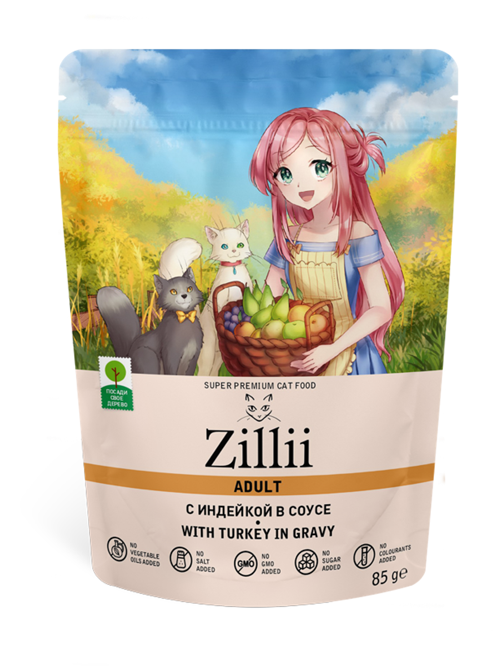 Zillii корм консервированный для кошек