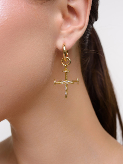 Серьги "Pin" Gold