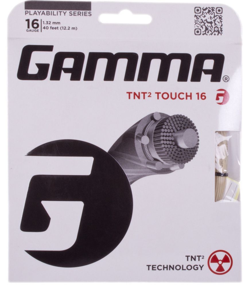 Теннисные струны Gamma TNT2 Touch 16 (12,2 m)