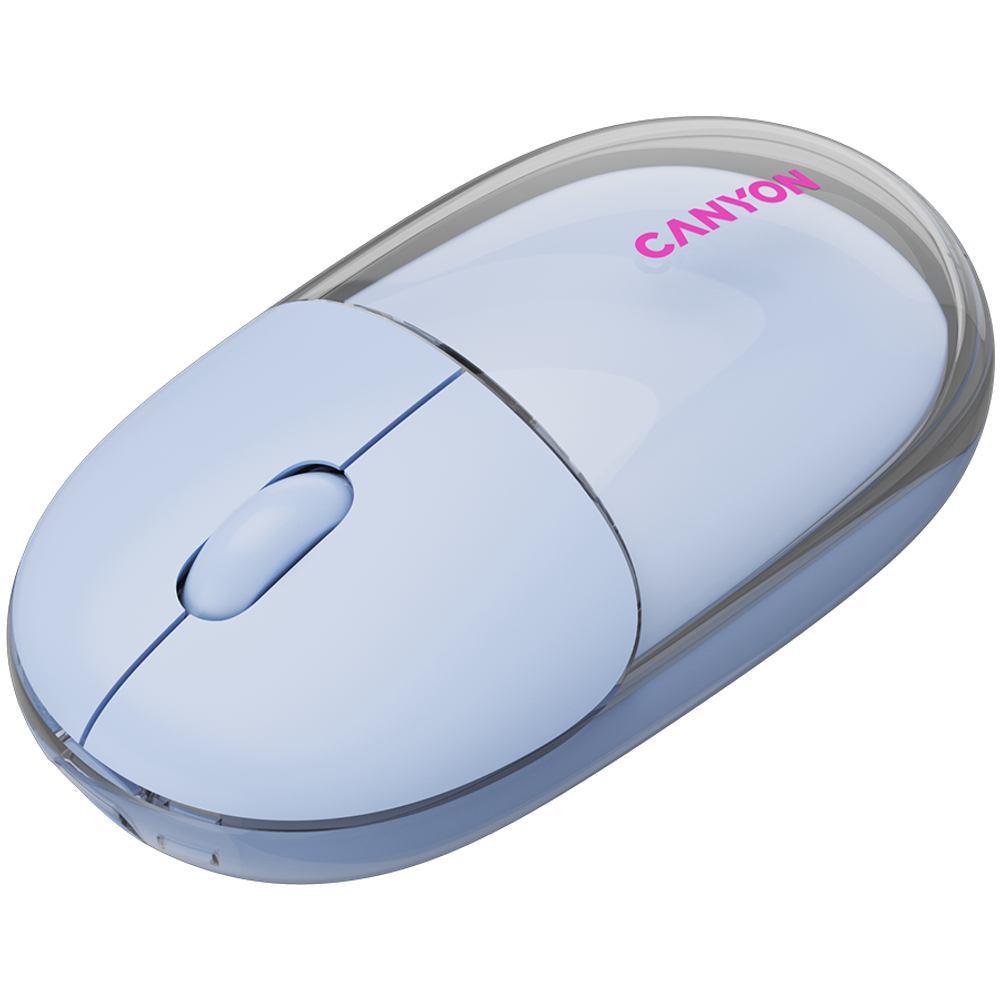 CANYON mouse OnClick 24 BT/ Wireless Transparent/Blue