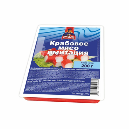 Крабовое мясо имитация Esva 200 гр