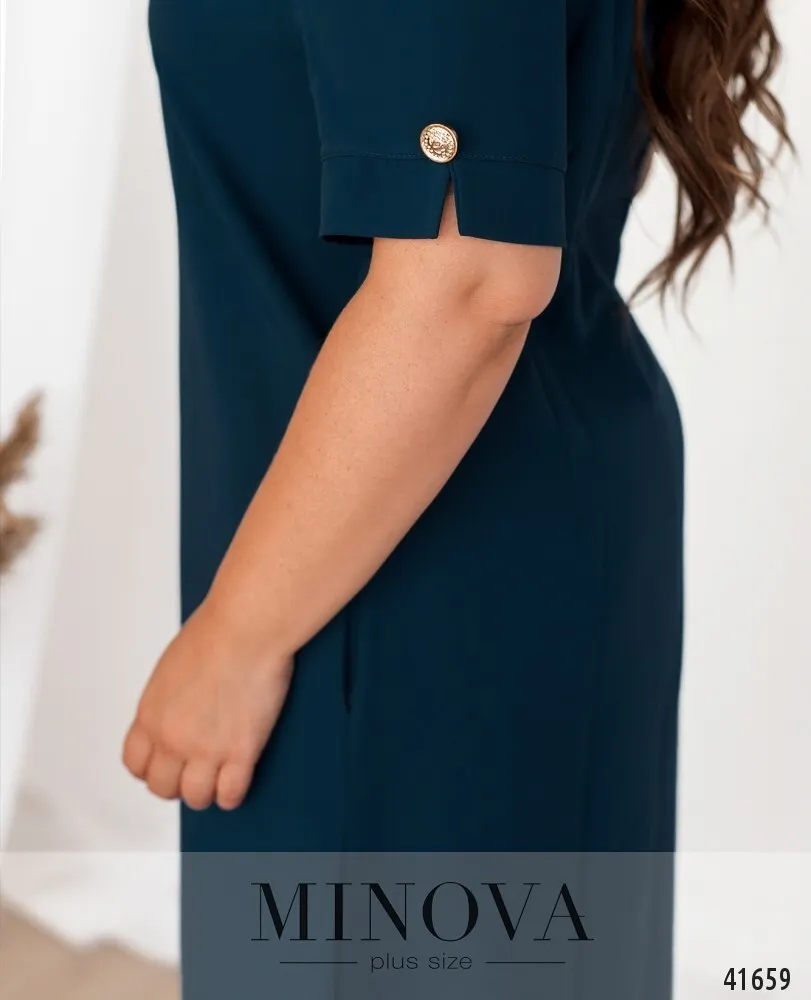 Платье 0142-синий Minova