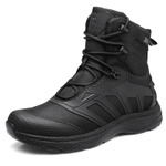 QIANGREN 3515 Men"s High Top Boots Mountaineering Shoes With Water Repellent Properties
