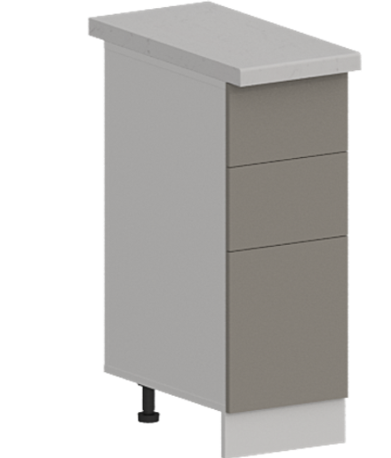 Кухня Модуль ШН3Я 300 Вотан / Теплый серый