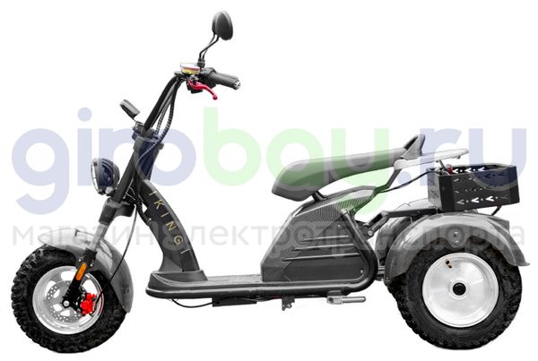 Электроскутер IKINGI M6 PRO TRIKE 6000W - Карбон фото №2
