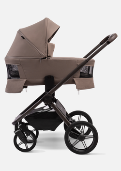 Peppy Коляска детская Monaco thermo 2 в 1 Mocca (кофе), рама серо-коричневая