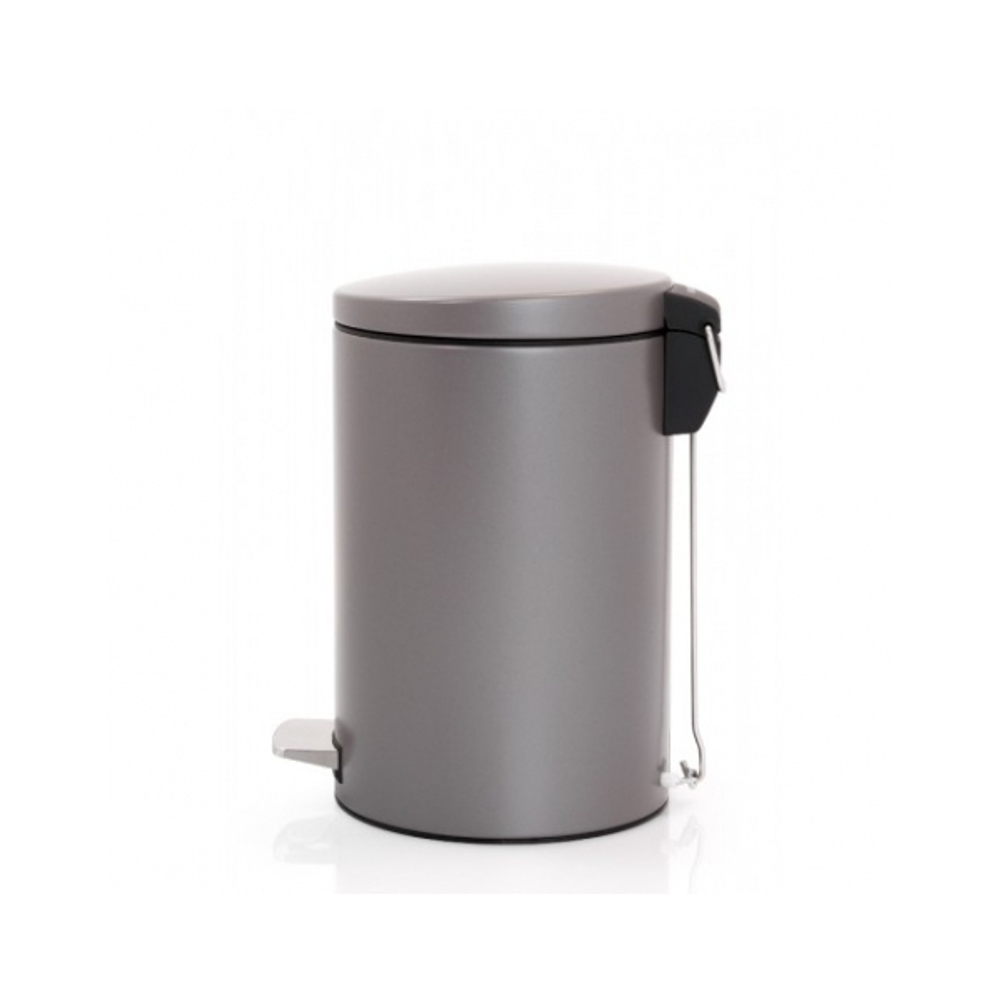 Ведро для мусора Brabantia МС платина 12л вид сзади
