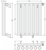 Сунержа Кумир-0 EU50 правый 500х400 6 секций