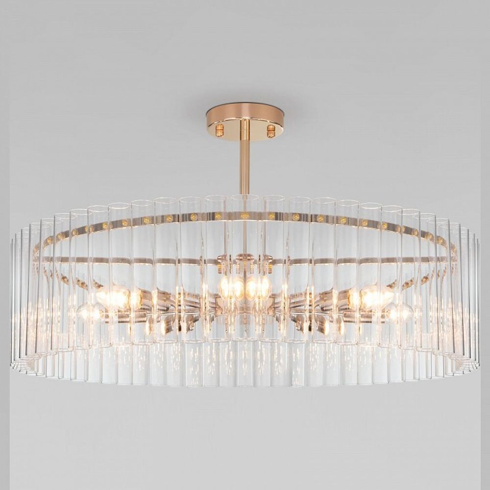 Люстра на штанге Bogate's Flamel 373/8 Smart золото