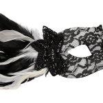 Маска карнавальная "Загадка ночи", черный (Серпантин)