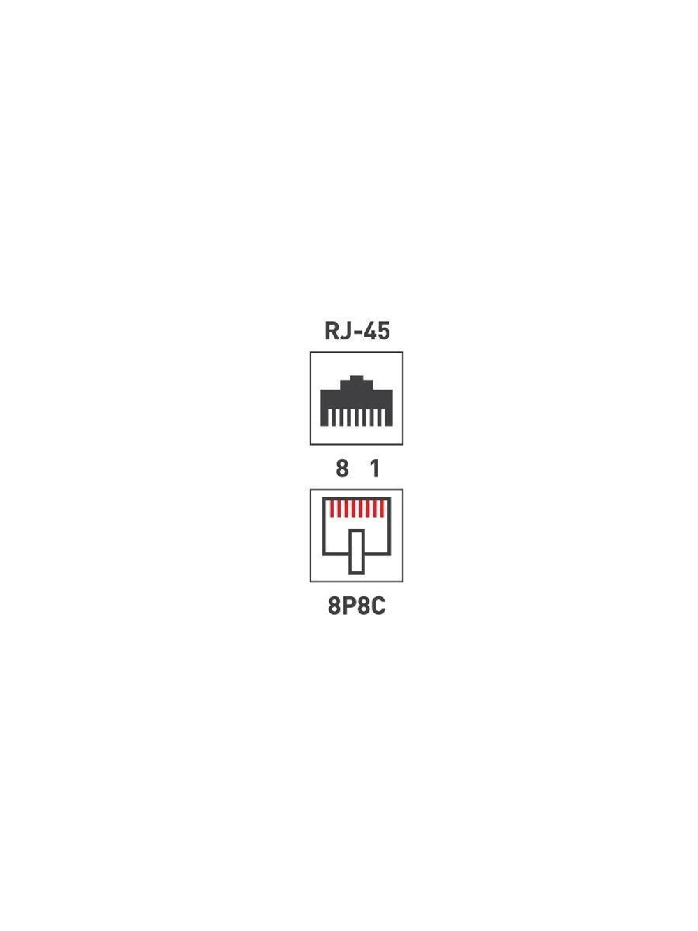 Джек компьютерный RJ45 (8P8C) кат.5E с экраном (уп.100шт) Rexant 05-1023