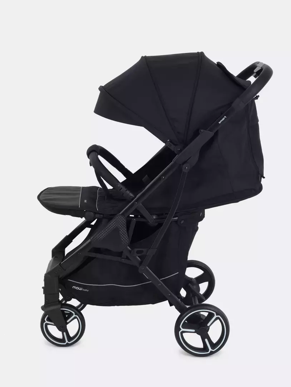 Коляска детская MOWBaby "SMART" MB101 Black (2023)