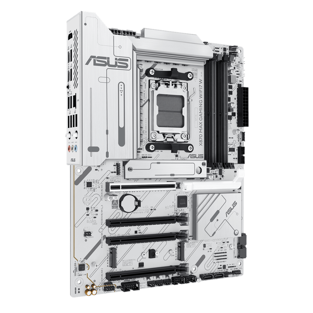 Материнская плата ASUS X870 MAX GAMING WIFI7 W AM5 4xDDR5 4xSATA3 RAID 3xM.2 HDMI 2xUSB-C ATX