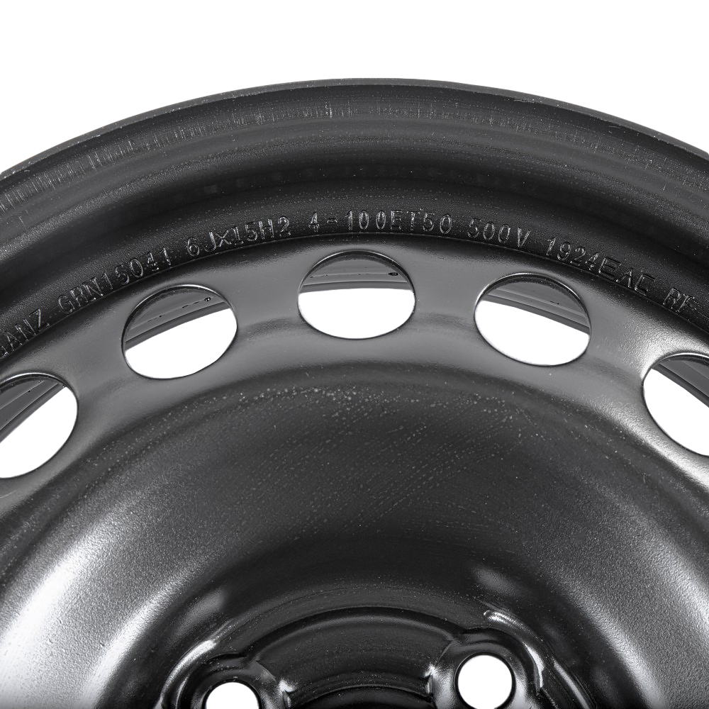 Диск штампованный R15 6J 4x100/60.1 ET50 GANZ Black GRN15041