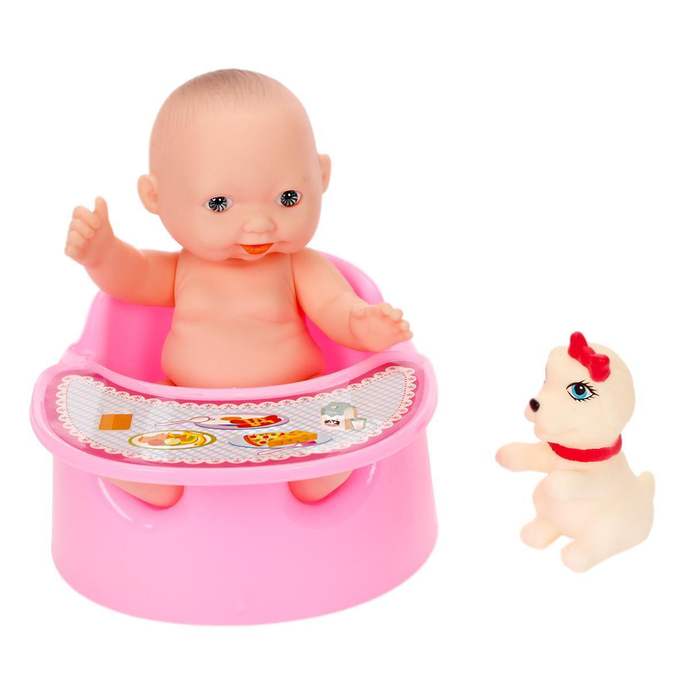 Пупс с аксесс., пакет WS1176