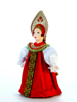 Кукла коллекционная в русском народном костюме