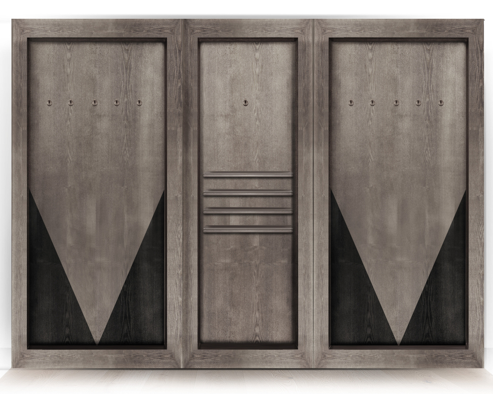 Киевница современная ясень мдф на 10 киев (black-gray)