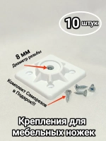 Крепление для ножек стола, стульев, табуретов