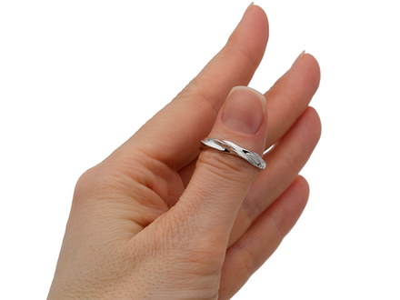 Кольцо-основа "Витое" с петелькой