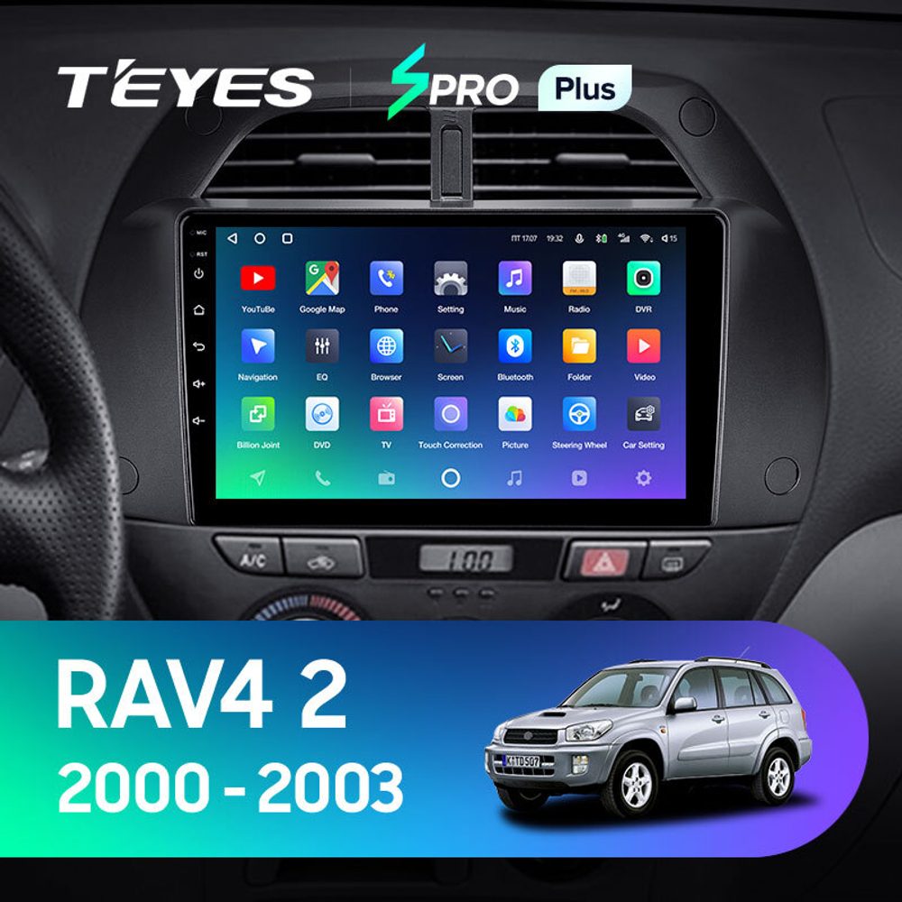 Teyes SPRO Plus 9" для Toyota RAV4 2000-2003