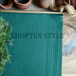 Вафельное полотно гладкокрашеное | ш.150 см | 240 г/м² | хлопок-100%