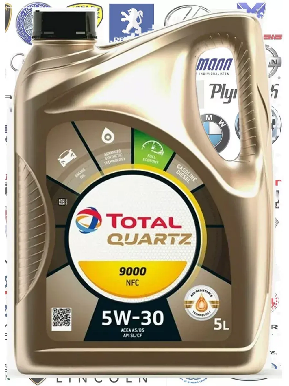 Тотал QUARTZ 9000 NFC 5W30 5л.